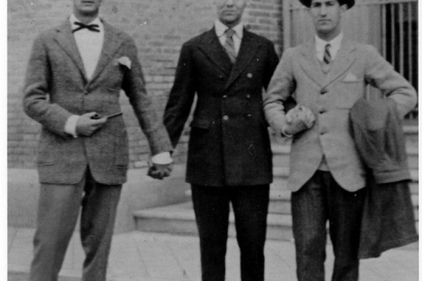 Salvador Dalí, Federico García Lorca i Pepín Bello al Museu de Ciències Naturals de Madrid, 1925 Salvador Dalí, Federico García Lorca i Pepín Bello al Museu de Ciències Naturals de Madrid, 1925
