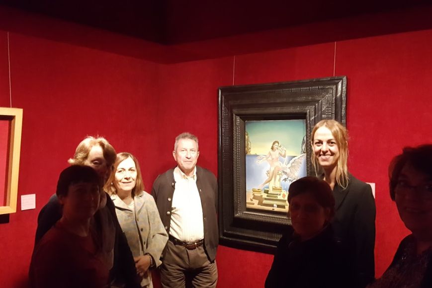 Visita a la Sala dels Tresors dels Amics dels Museus Dalí