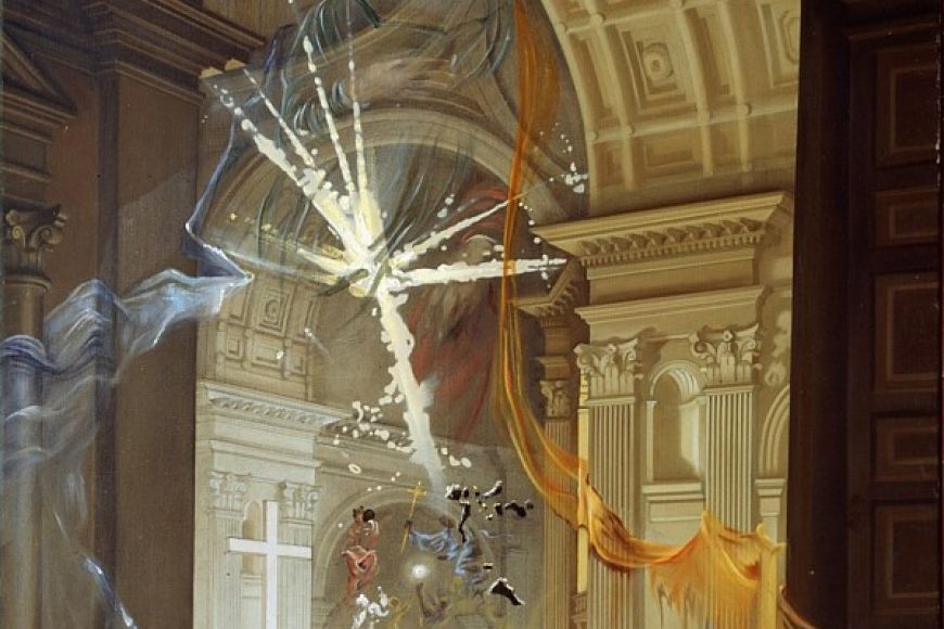 Explosió de fe mística en el centre d'una catedral | © Salvador Dalí. Fundació Gala Salvador Dalí. Figueres 2020