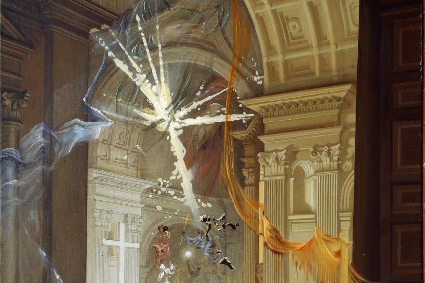 Sense títol. La basílica de Sant Pere. Explosió de fe mística en el centre d'una catedral.© Salvador Dalí, Fundació Gala-Salvador Dalí, Figueres, VEGAP, 2019