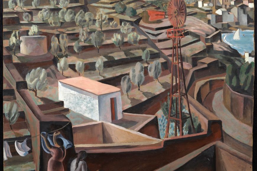 'El Molí. Paisatge de Cadaqués' c. 1923 Tremp i oli sobre cartró 75 x 97 cm Núm. cat.: 119 © Salvador Dalí, Fundació Gala-Salvador Dalí/VEGAP, Figueres, 2019 'El Molí. Paisatge de Cadaqués' c. 1923 Tremp i oli sobre cartró 75 x 97 cm Núm. cat.: 119 © Salvador Dalí, Fundació Gala-Salvador Dalí/VEGAP, Figueres, 2019