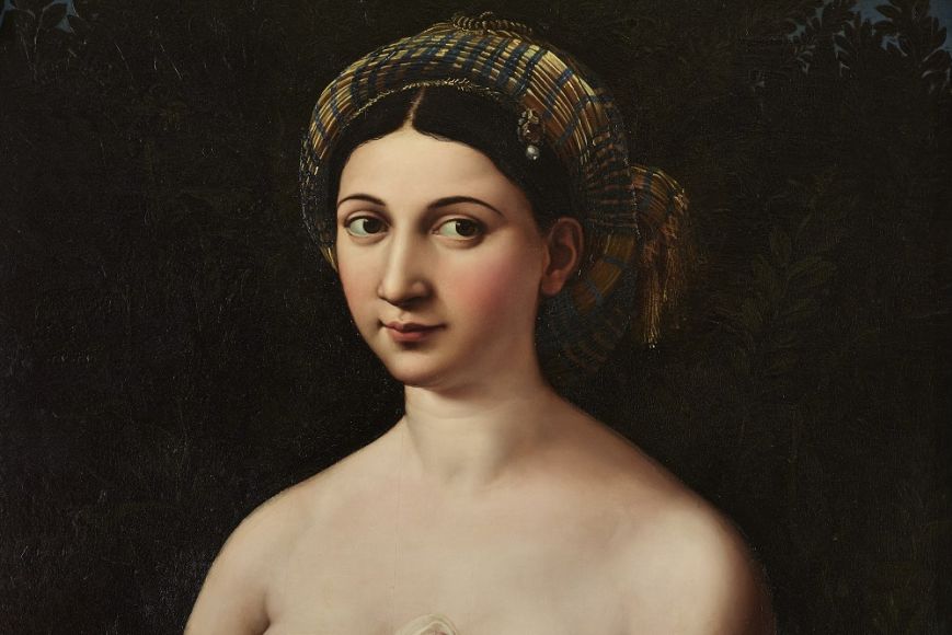 Rafael Sanzio, La Fornarina, c. 1520Cortesia de la Gallerie Nazionali di Arte Antica- Bibliotheca Hertziana, Istituto Max Planck per la Història de l’Art/Enrico Fontolan Rafael Sanzio, La Fornarina, c. 1520Cortesia de la Gallerie Nazionali di Arte Antica- Bibliotheca Hertziana, Istituto Max Planck per la Història de l’Art/Enrico Fontolan