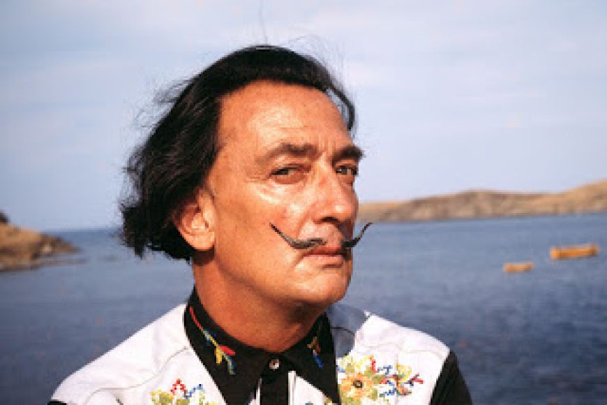 Salvador Dalí a Portlligat, 1960© Jan Adam Stevens. Drets d’imatge de Salvador Dalí reservats