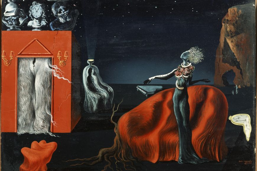 Singularitats, c. 1935Oli i collage sobre cartró. 40,5 x 50 cm Singularitats, c. 1935Oli i collage sobre cartró. 40,5 x 50 cm