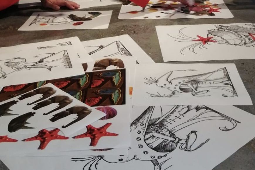 El taller permetrà a la mainada fer un collage d’una figura surrealista | © Petra Vlasman El taller permetrà a la mainada fer un collage d’una figura surrealista | © Petra Vlasman