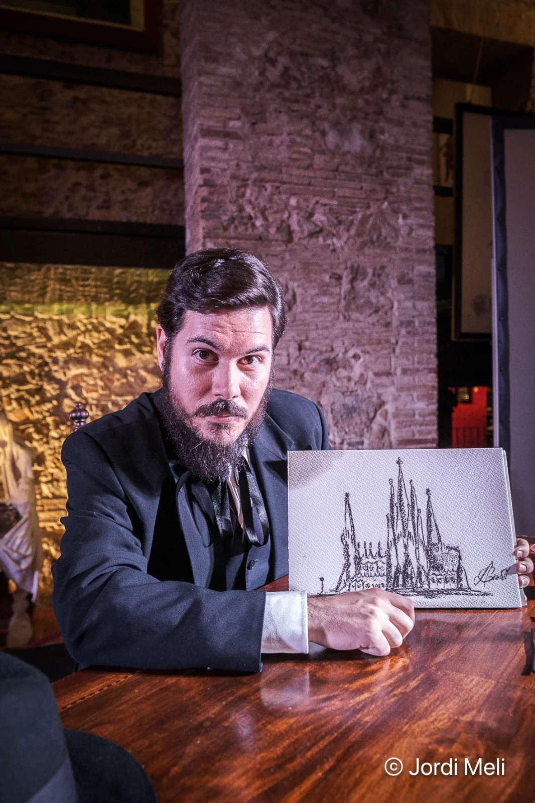 Gerard Bidegain, Laia Vidal i Joel Díaz van acostar al públic les reflexions, les idees i la manera d'entendre la creació de Gaudí | © Jordi Meli