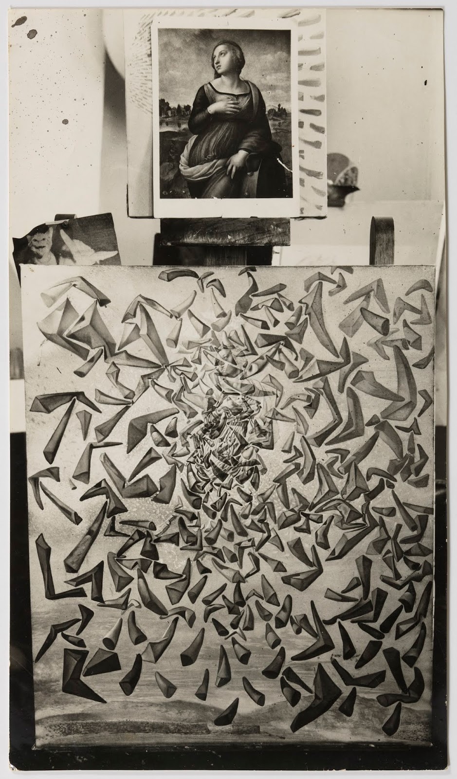 Detall de L'ascensió de Santa Cecília. © Salvador Dalí, Fundació Gala-Salvador Dalí, Figueres, 2018