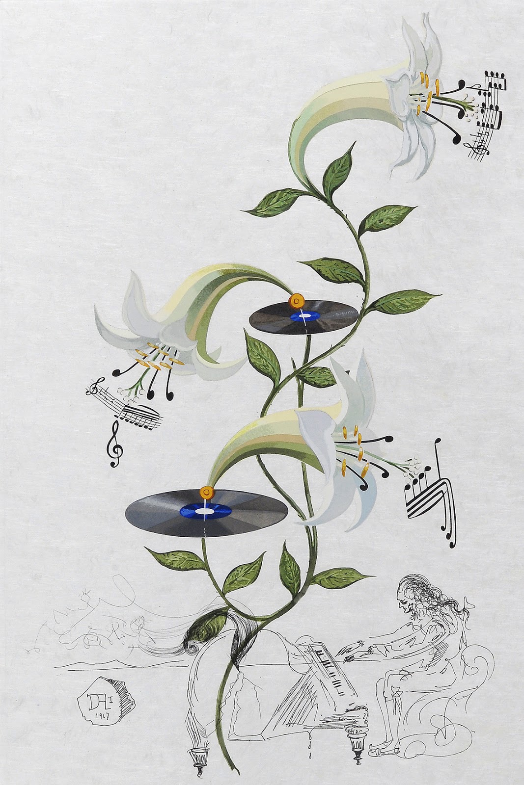 Lilium musicumDrets d’Imatge de Salvador Dalí reservats. Fundació Gala-Salvador Dalí, Figueres, 2013