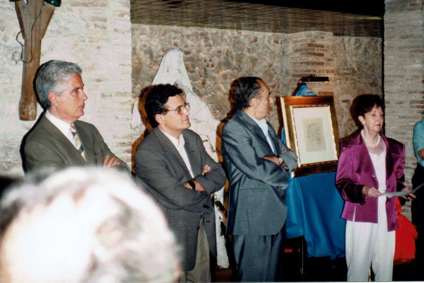 Donació de l’aiguafort «Mariners», 1996 Donació de l’aiguafort «Mariners», 1996