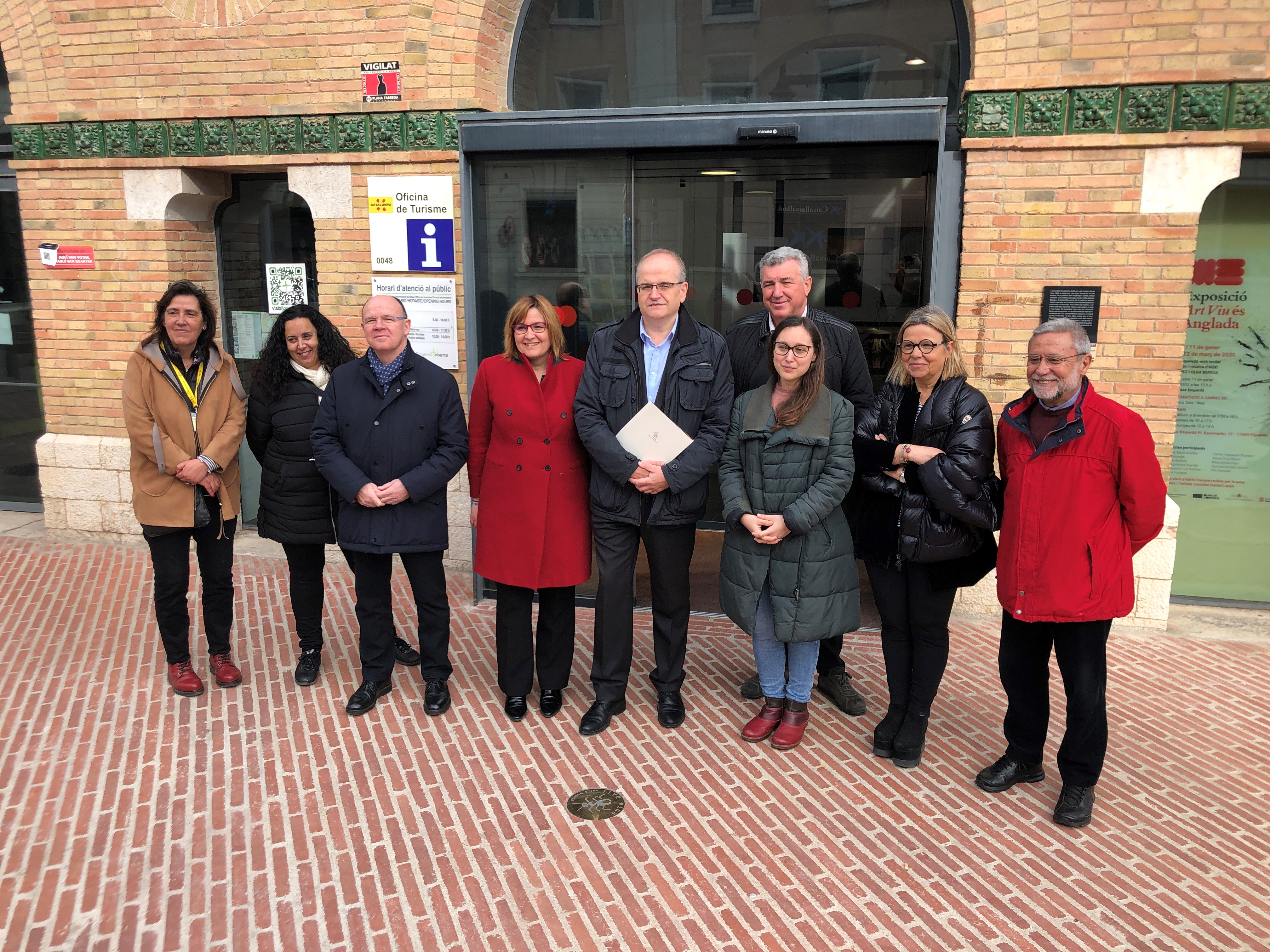 Presentació de la Ruta Dalí amb l'alcaldessa Agnès Lladó | © Carles Pujol