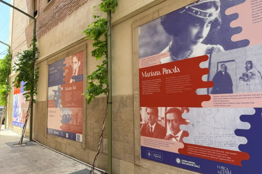 Passatge exterior de la Cada Natal dedicat a la relació entre els germans Dalí i Lorca | © Ajuntament de Figueres Passatge exterior de la Cada Natal dedicat a la relació entre els germans Dalí i Lorca | © Ajuntament de Figueres