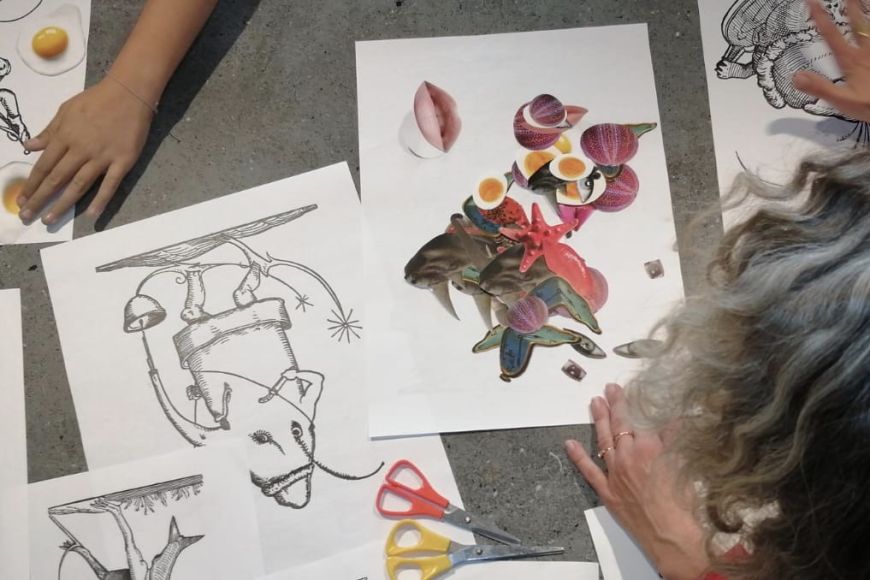 El taller permetrà a la mainada fer un collage d’una figura surrealista | © Petra Vlasman El taller permetrà a la mainada fer un collage d’una figura surrealista | © Petra Vlasman