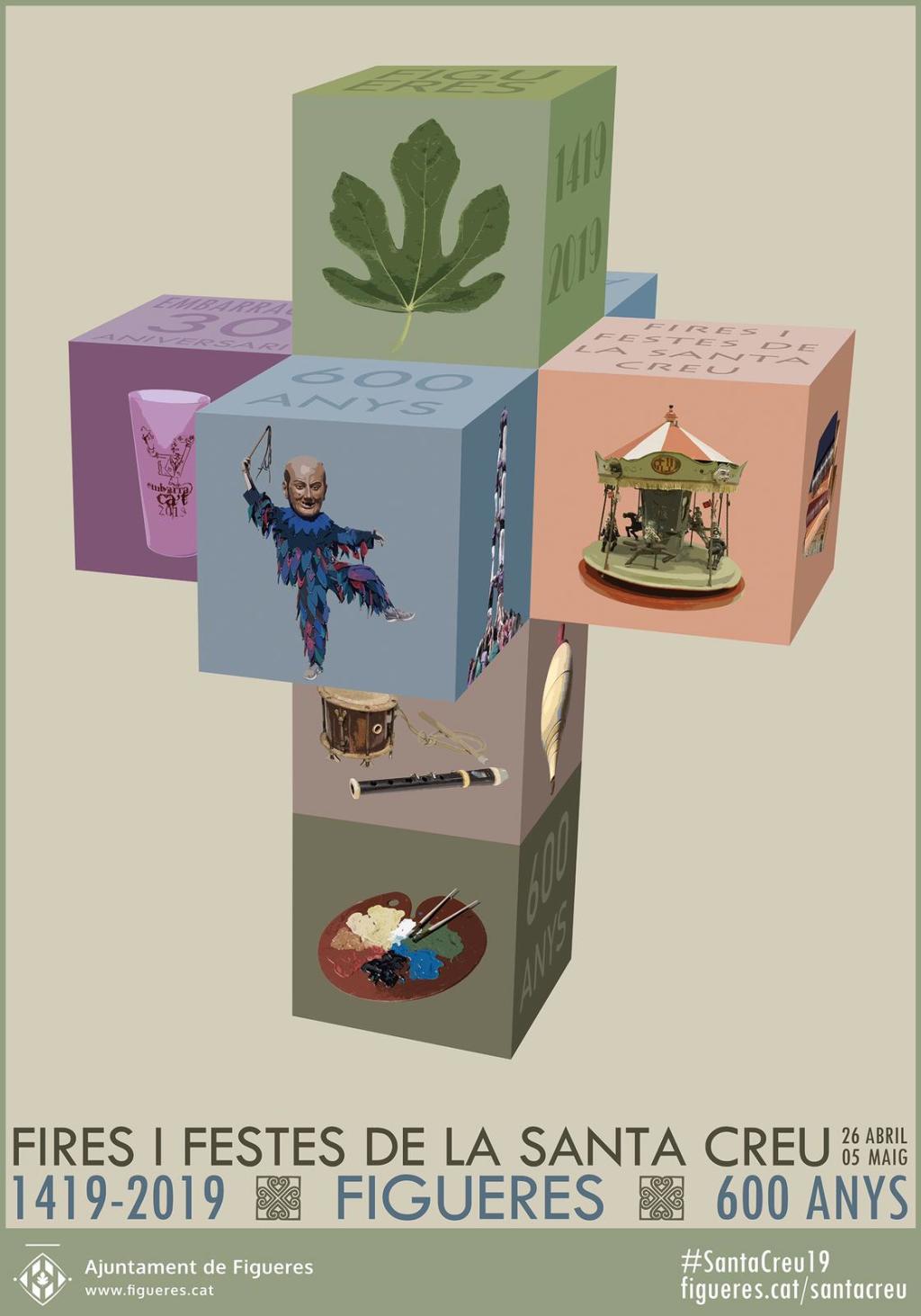 Cartell de les Fires de la Santa Creu 2019