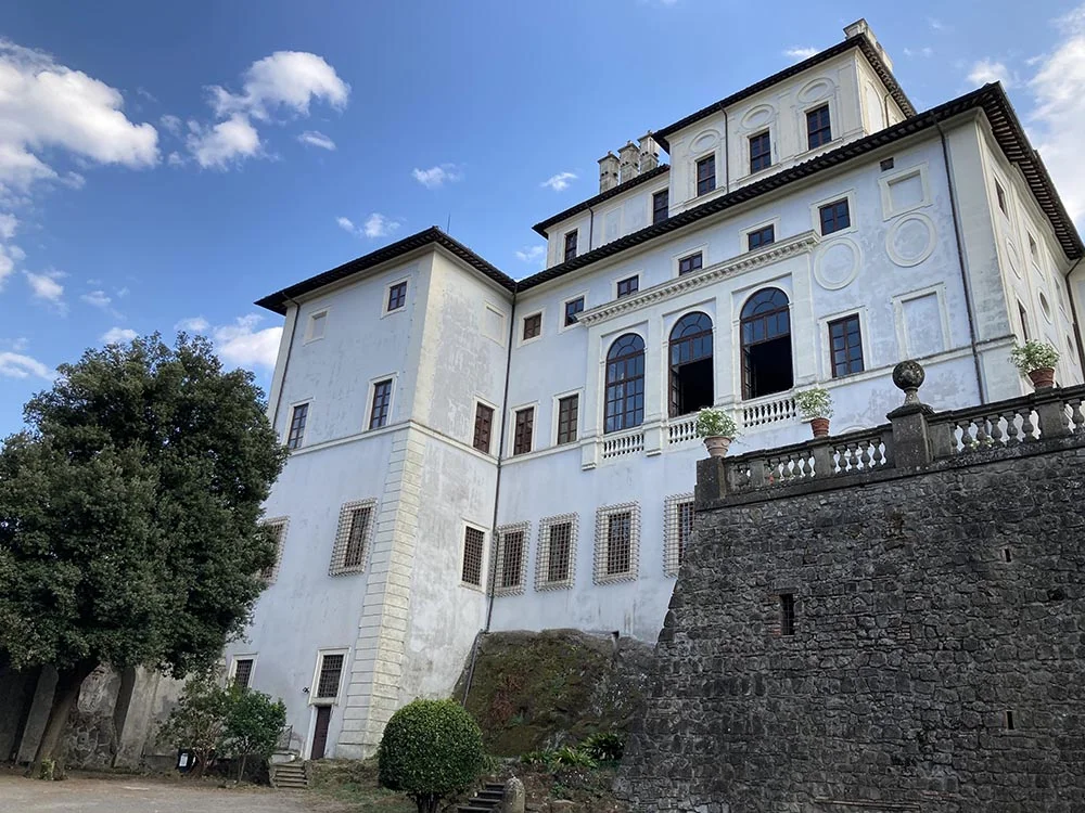 Palau Chigi d'Ariccia vist des del parc
