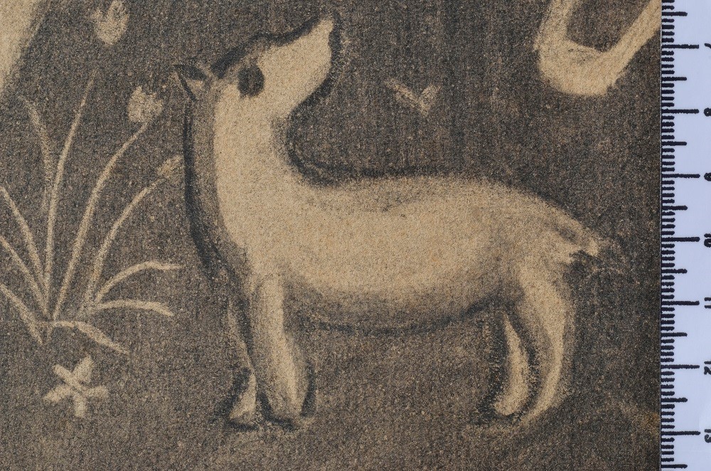 Detalls dels carbonets analitzats per la comissió d’experts de la Fundació Dalí | © FGSD