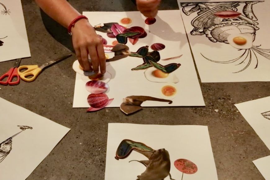 El taller permetrà a la mainada fer un collage d’una figura surrealista | © Petra Vlasman El taller permetrà a la mainada fer un collage d’una figura surrealista | © Petra Vlasman