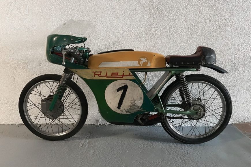 Moto de competició Rieju núm. 1 | © Made in Figueres