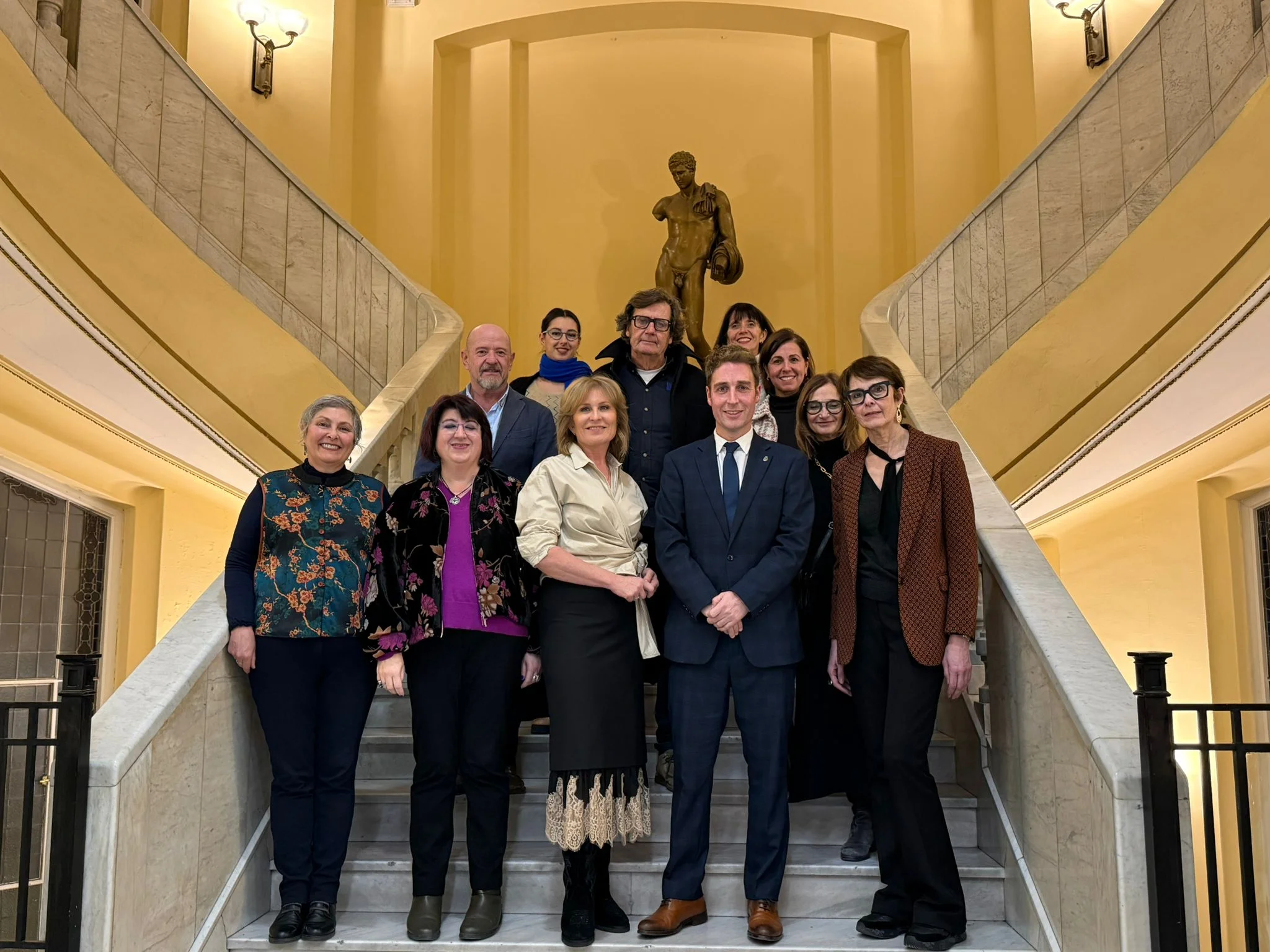 Foto de l'acte al Circulo Bellas Artes