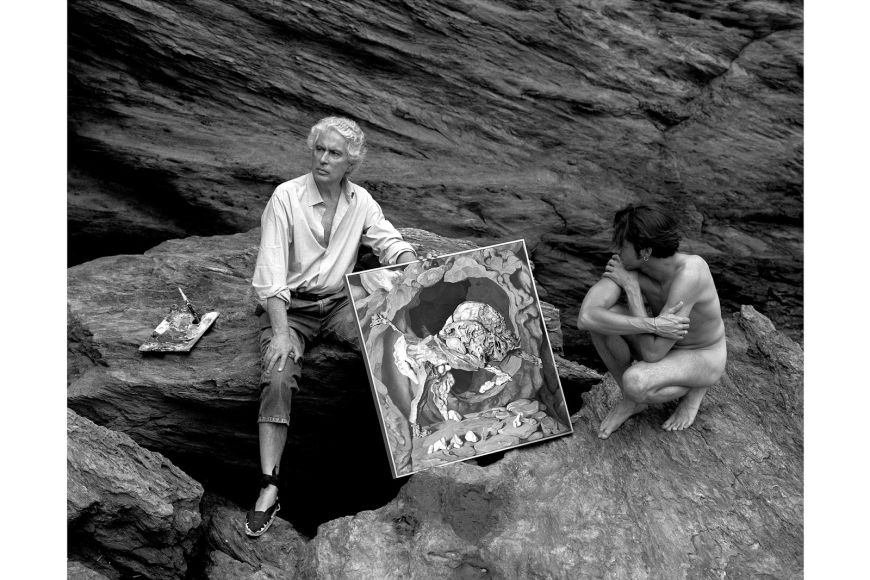 Pedro Madueño amb Antoni Pitxot al cap de Creus Pedro Madueño amb Antoni Pitxot al cap de Creus
