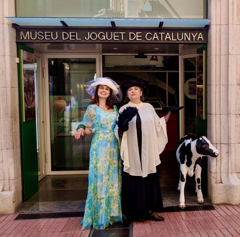 La Baronessa de Terrades i la seva filla Clotilde