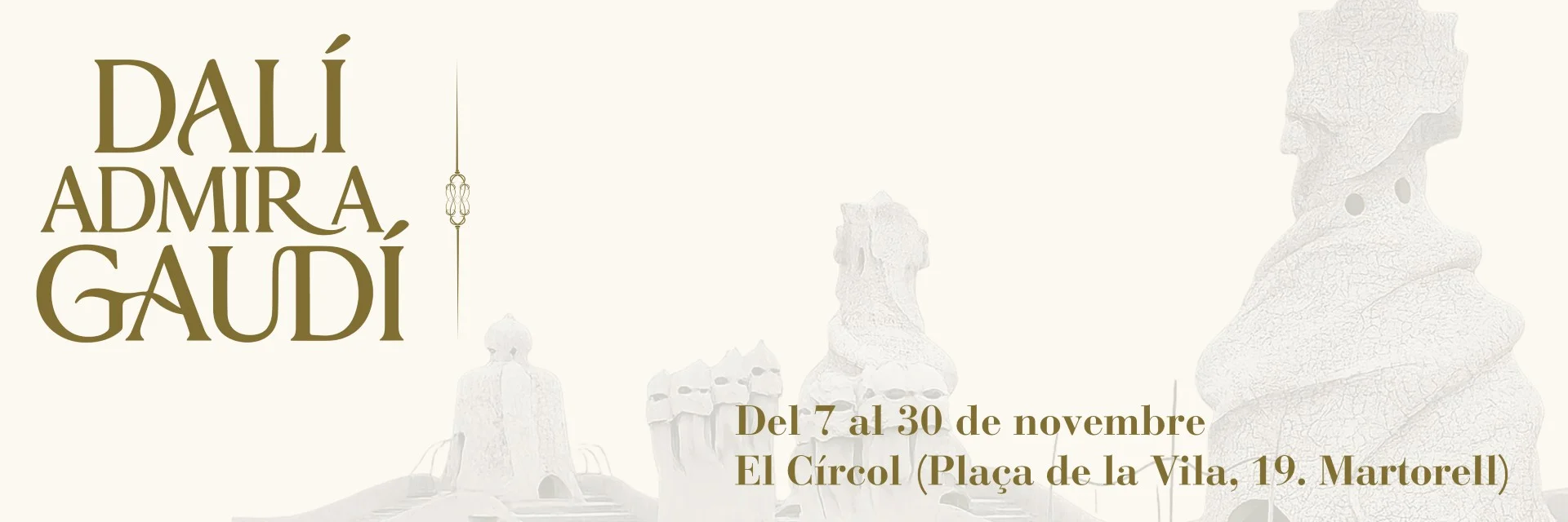 Dalí admira Gaudí Martorell