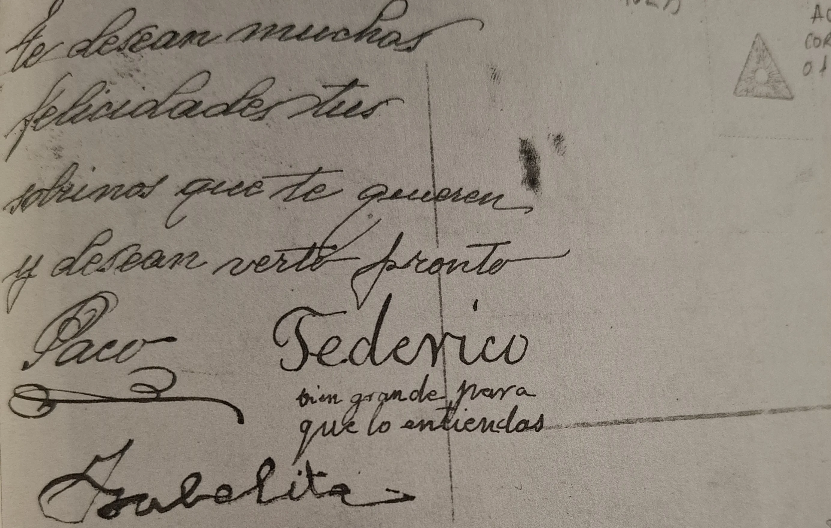 Cartes de Federico García Lorca