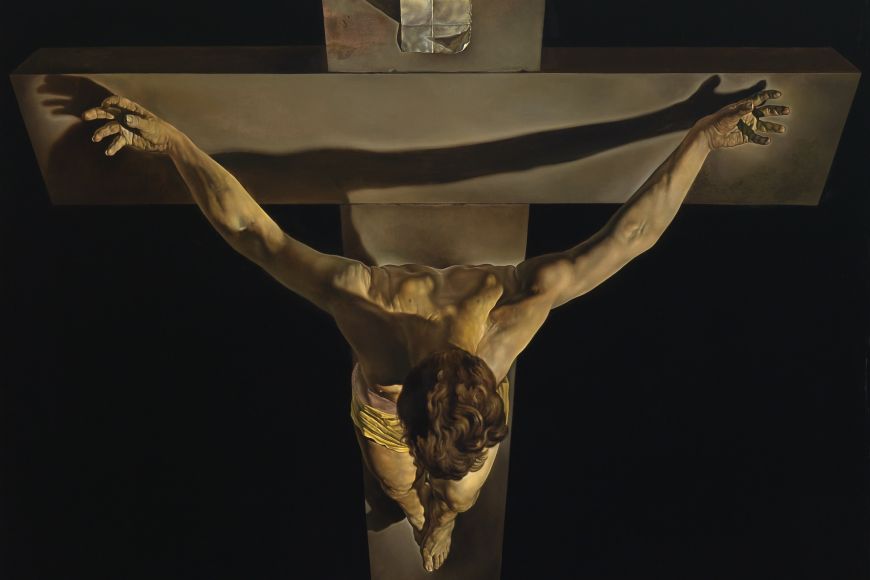 Fotografia retallada de «El Crist» | © Fundació Gala-Salvador Dalí, Figueres, 2023