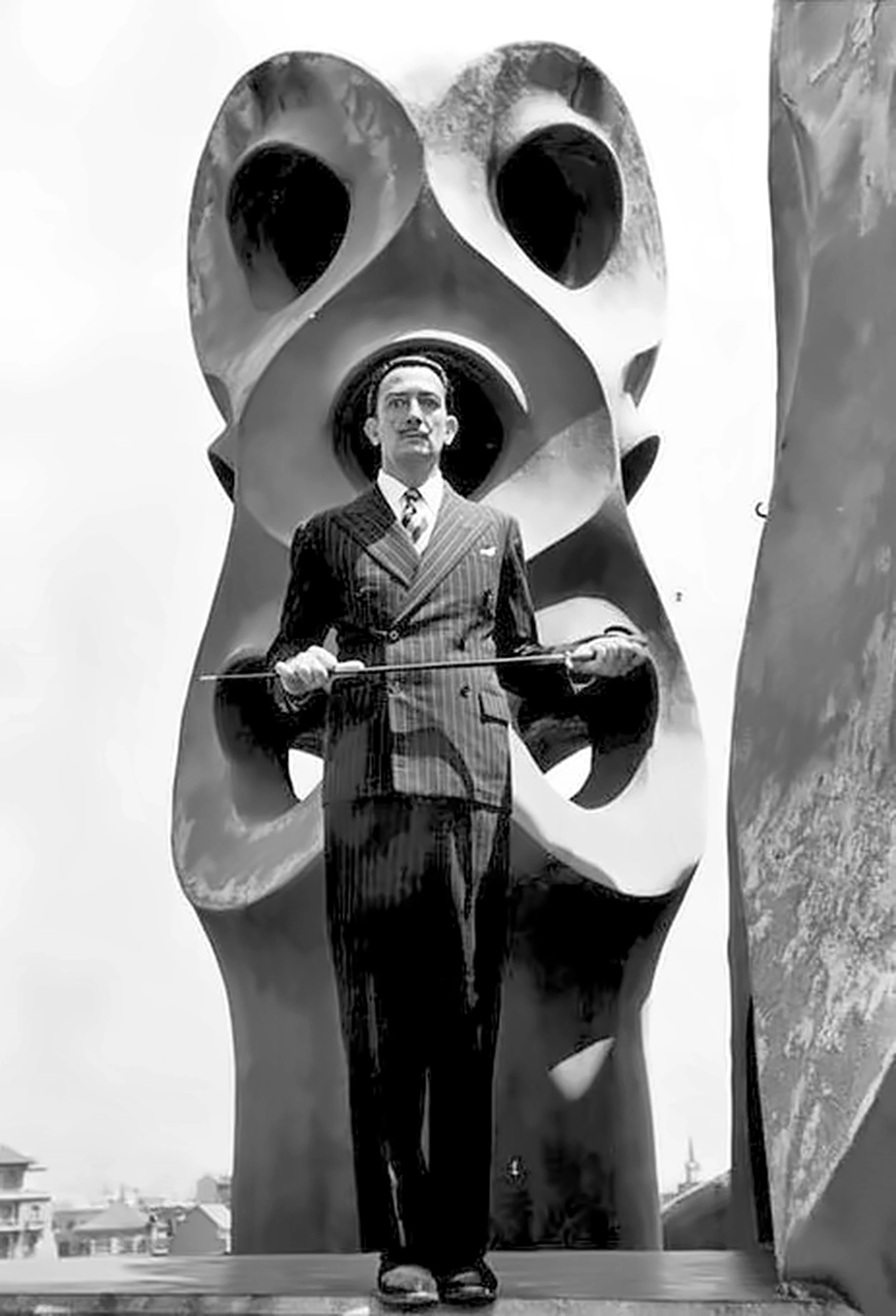 Dalí a La Pedrera en 1951 | © Ricard Sans