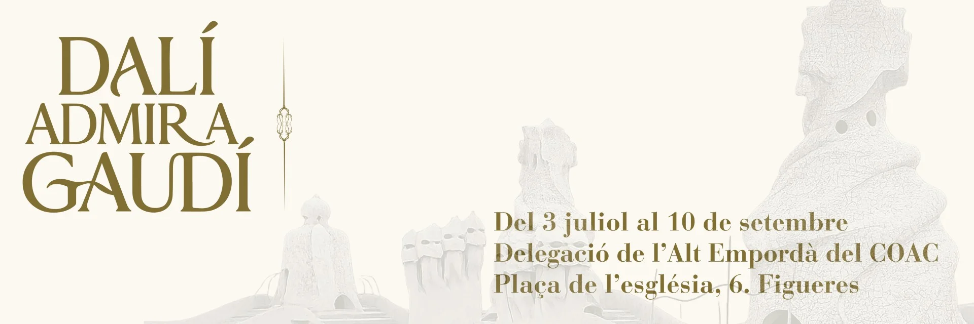 Dalí admira Gaudí