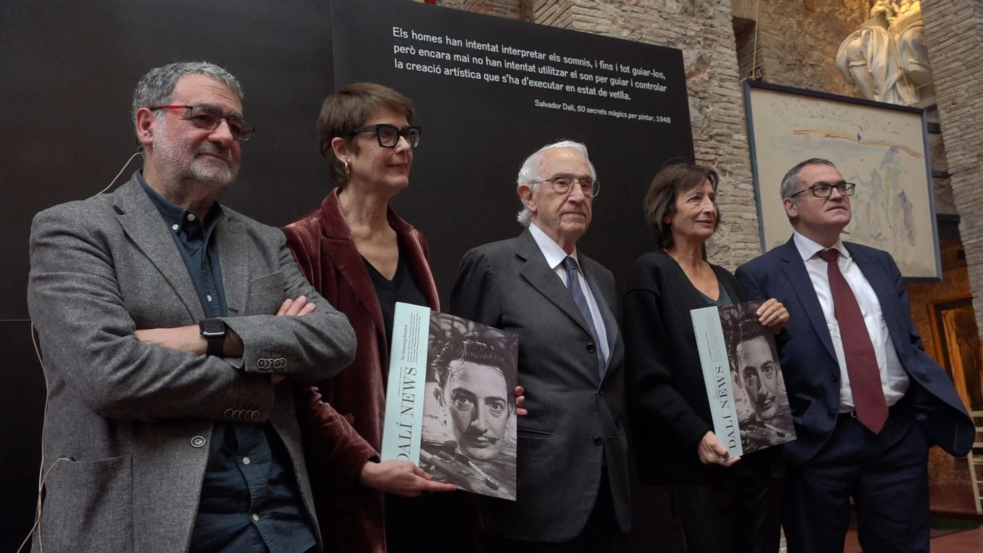 Joan Fontcuberta, Montse Aguer, Jordi Mercader, Victoria Cirlot i Fèlix Roca | © Tramuntana.TV