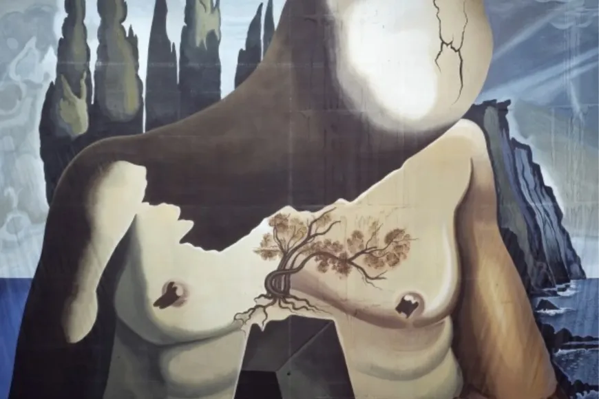 Detall del decorat per a Laberint | © Salvador Dalí, Fundació Gala-Salvador Dalí, VEGAP, Figueres, 2025 Detall del decorat per a Laberint | © Salvador Dalí, Fundació Gala-Salvador Dalí, VEGAP, Figueres, 2025
