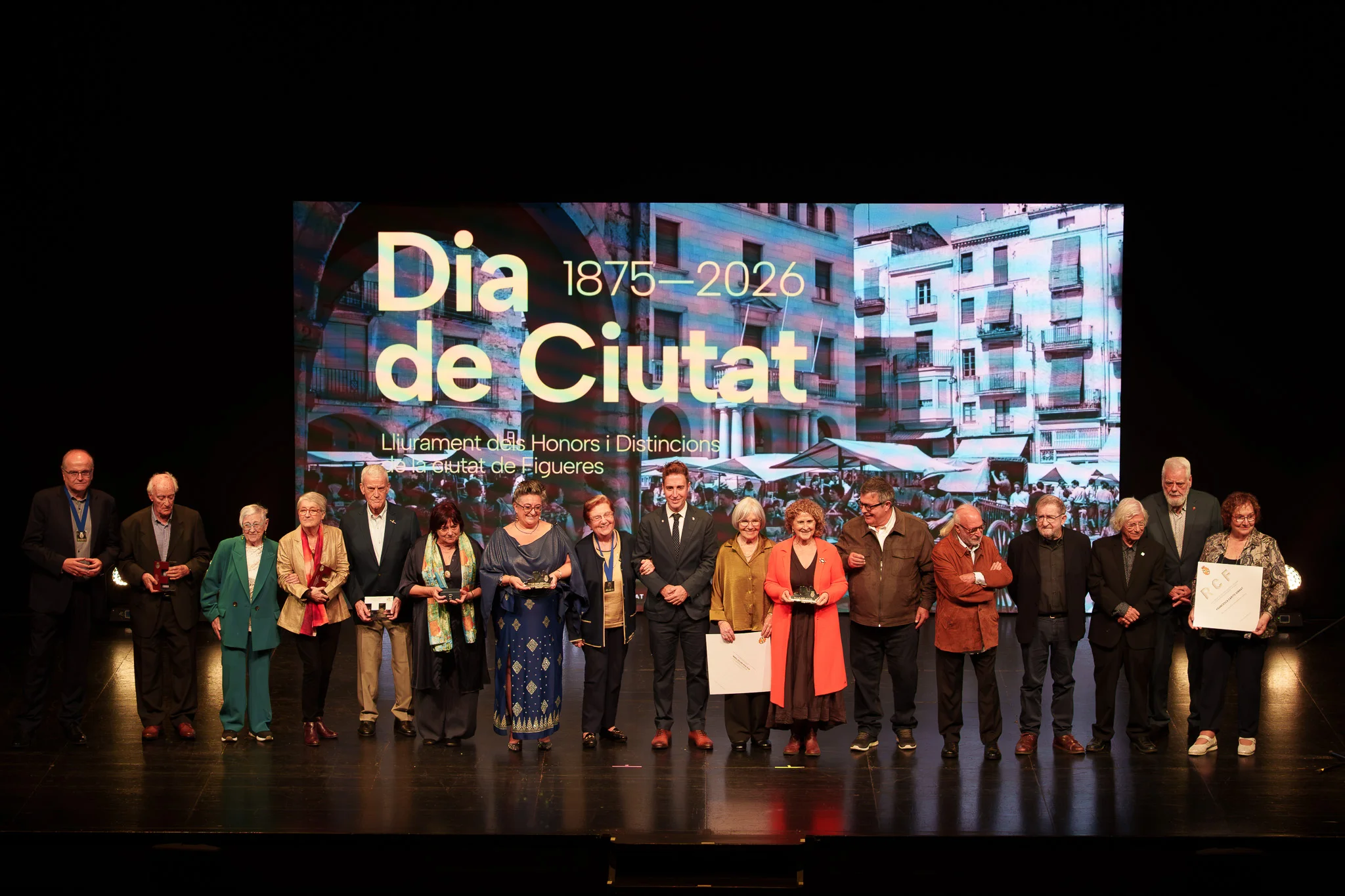 El Dia de Ciutat, que enguany ha commemorat el 151è aniversari de la concessió del títol de ciutat a Figueres, ha reunit onze honors i distincions.