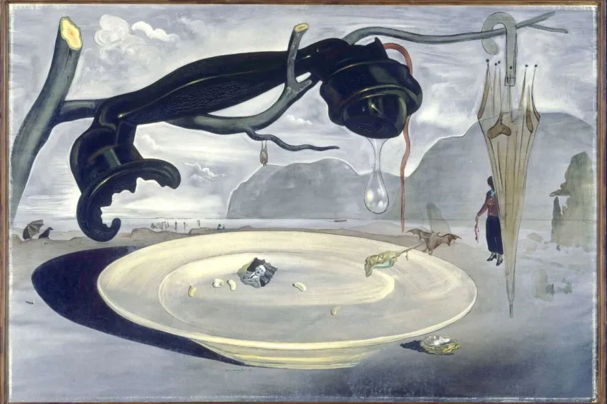 L'enigma de Hitler | © Salvador Dalí, Fundació Gala-Salvador Dalí, Figueres/VEGAP, 2024 L'enigma de Hitler | © Salvador Dalí, Fundació Gala-Salvador Dalí, Figueres/VEGAP, 2024
