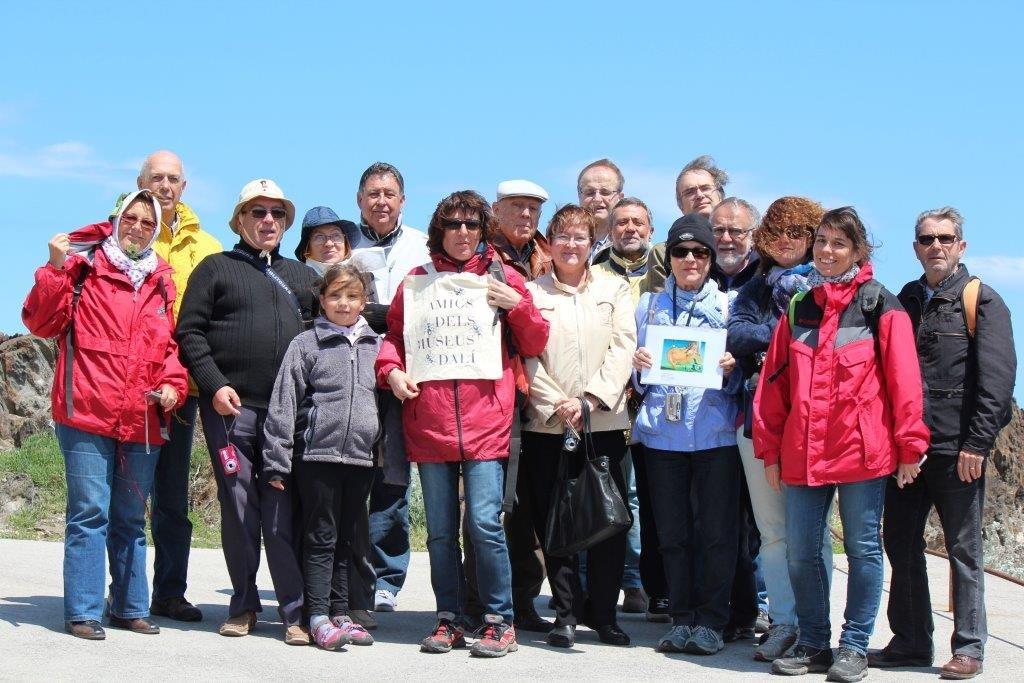 1 dels 2 grups a l'altura de la Cala Culip