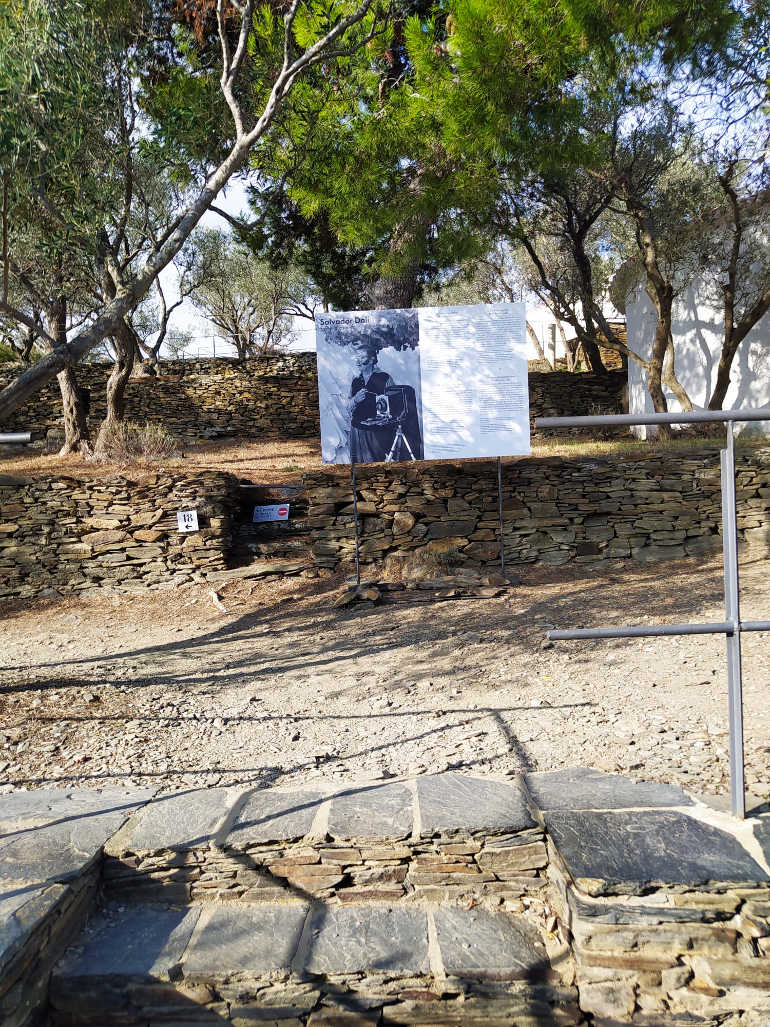 Una fotografia de Meli als jardins de Portlligat | © FGSD