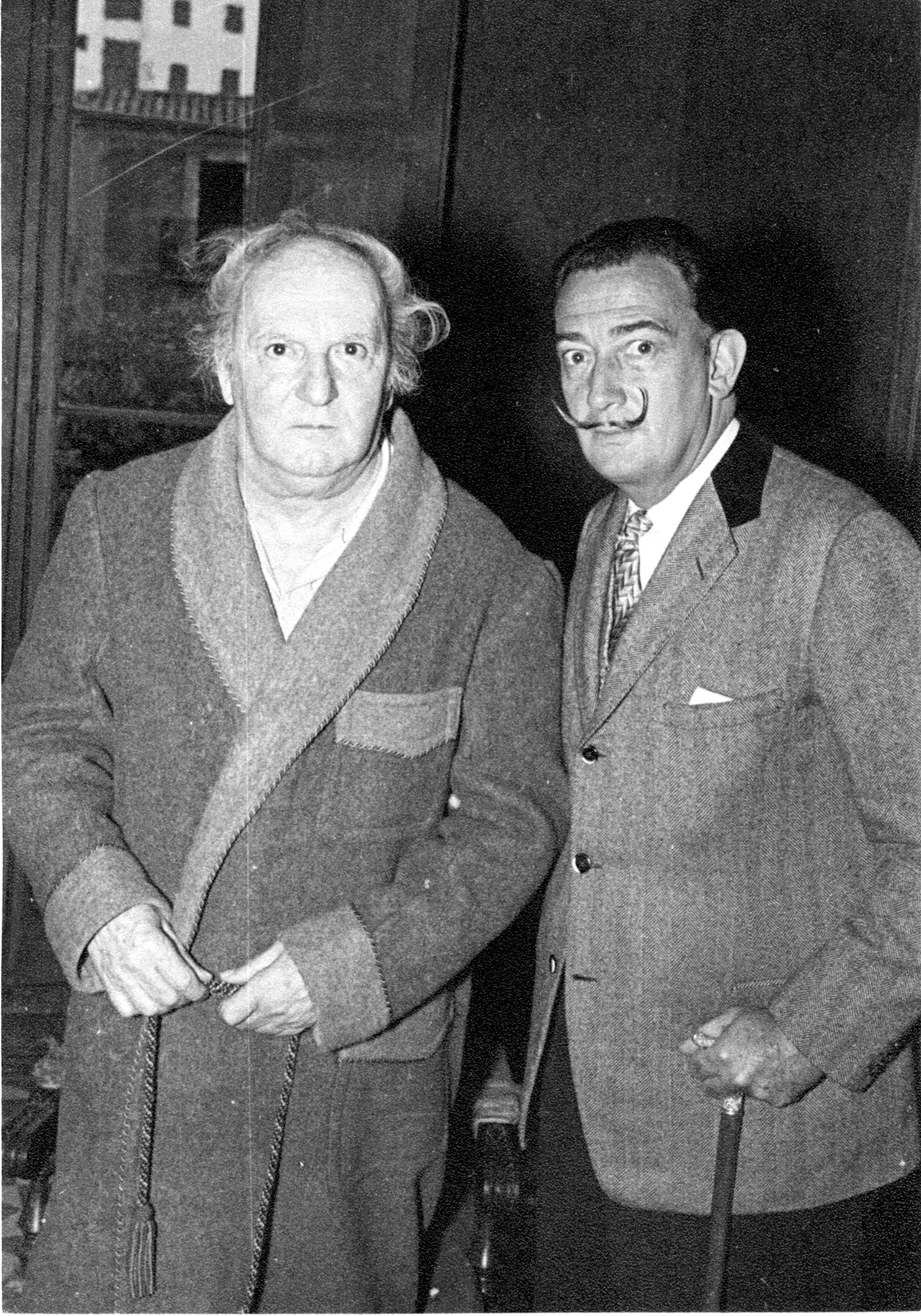 Dalí va relacionar-se amb nombroses persones destacades de camps ben diversos, com el filòsof Francesc Pujols | © Arxiu Francesc Pujols