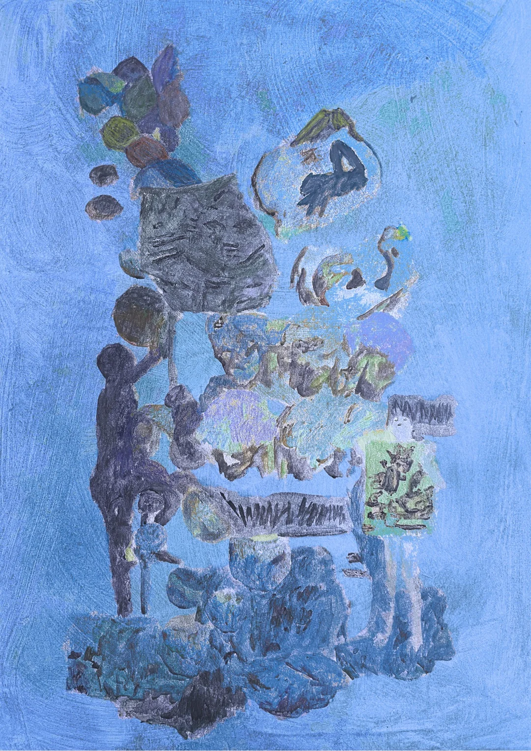 Poster blau del Dia Mundial dels Amics dels Museus de 2026 | © Charlotte Cuny
