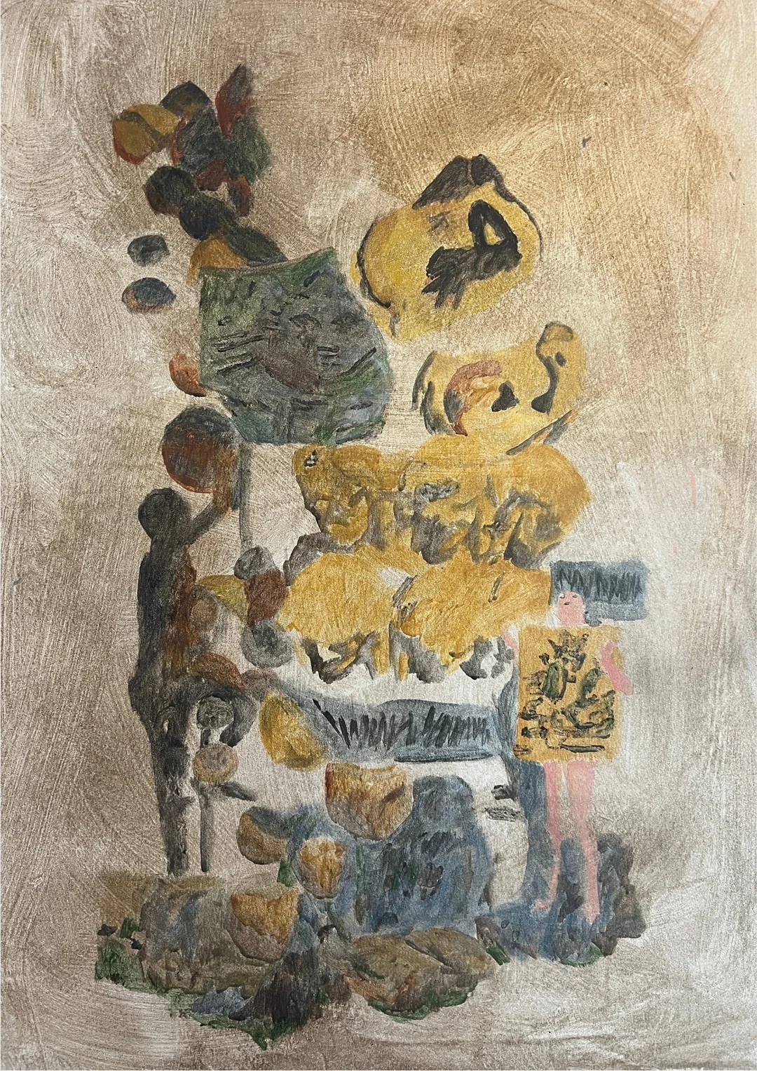 Poster groc del Dia Mundial dels Amics dels Museus de 2026 | © Charlotte Cuny