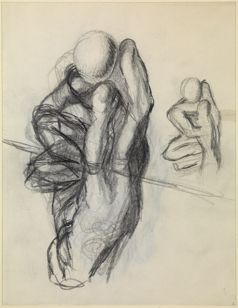 Dibuix preparatori Estudi per a Metamorfosi de Narcís | © © Salvador Dalí, Fundació Gala-Salvador Dalí, Bildrecht, Viena, 2022