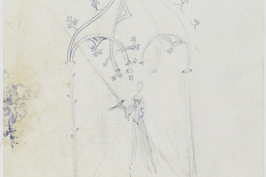 Projectes per al jardí del Castell Gala Dalí de Púbol, c. 1970 | © Salvador Dalí, Fundació Gala-Salvador Dalí/VEGAP, Figueres, 2022 Projectes per al jardí del Castell Gala Dalí de Púbol, c. 1970 | © Salvador Dalí, Fundació Gala-Salvador Dalí/VEGAP, Figueres, 2022