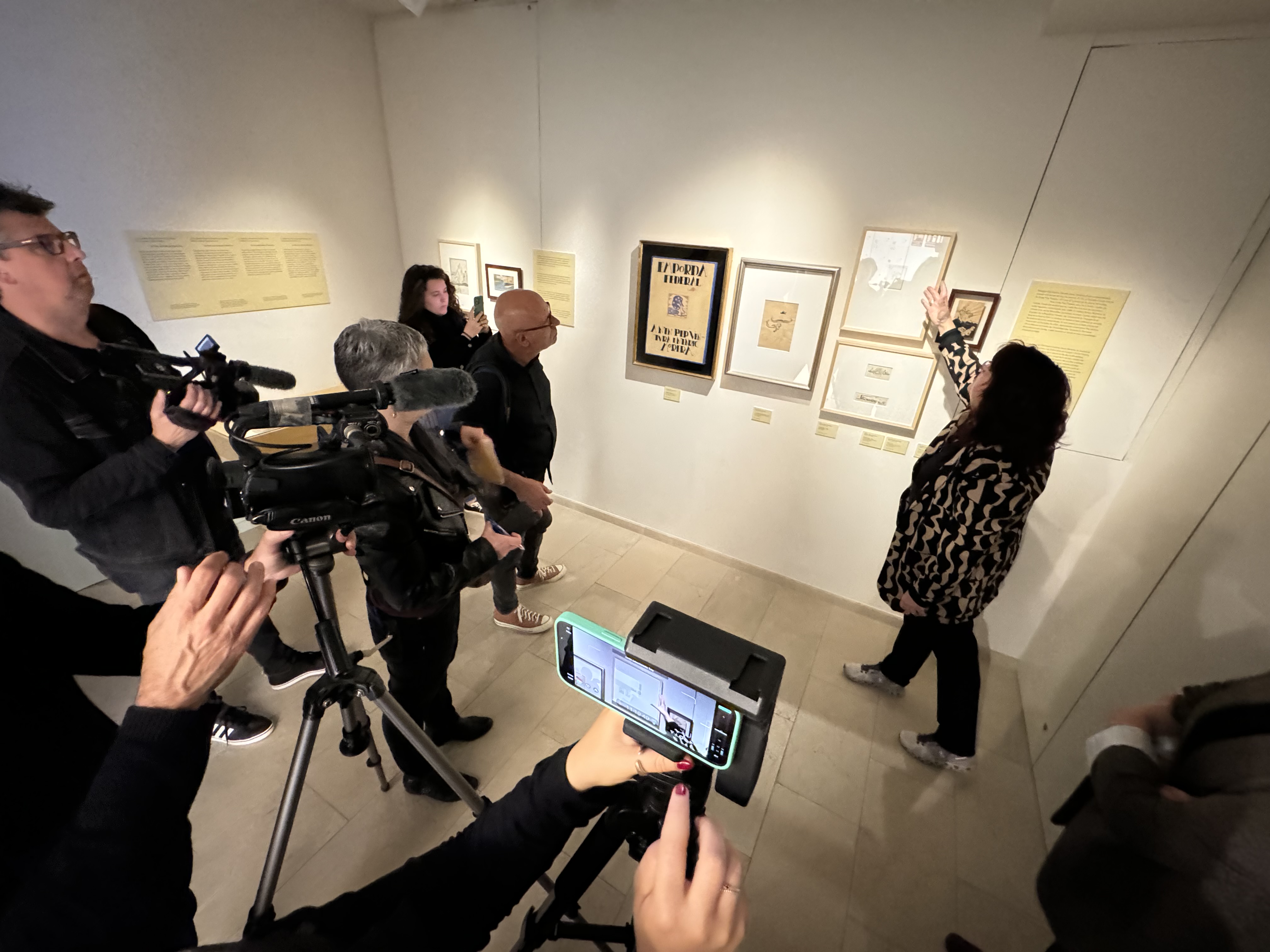 Presentació de les noves obres que s'exposen a la Casa Natal de Salvador Dalí | © Ajuntament de Figueres