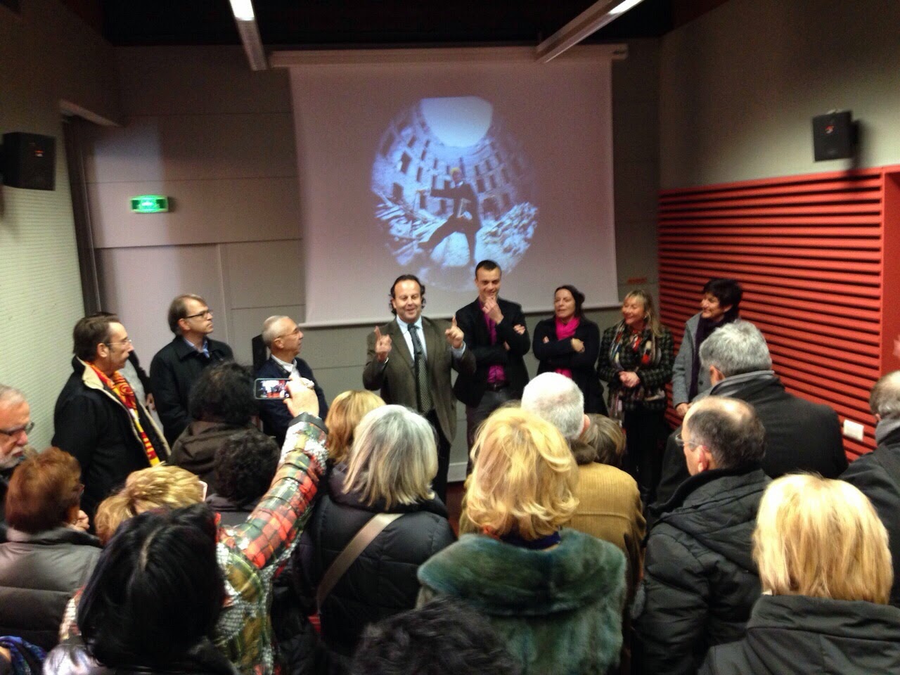 Josep Puigbert durant l'acte d'inauguracióJosep Playà va participar en l'acte d'inauguració en representació de la nostra associació