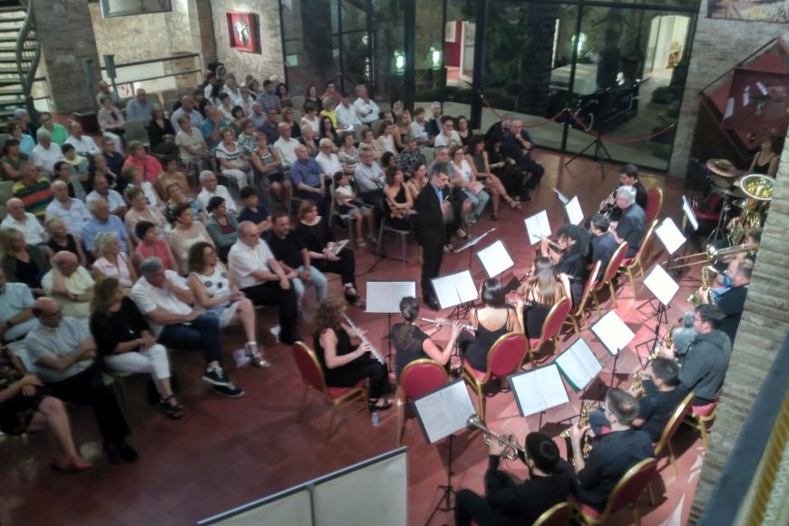 Instantánea del concert de l'orquestra Versatile. Foto Judit Casademont Instantánea del concert de l'orquestra Versatile. Foto Judit Casademont