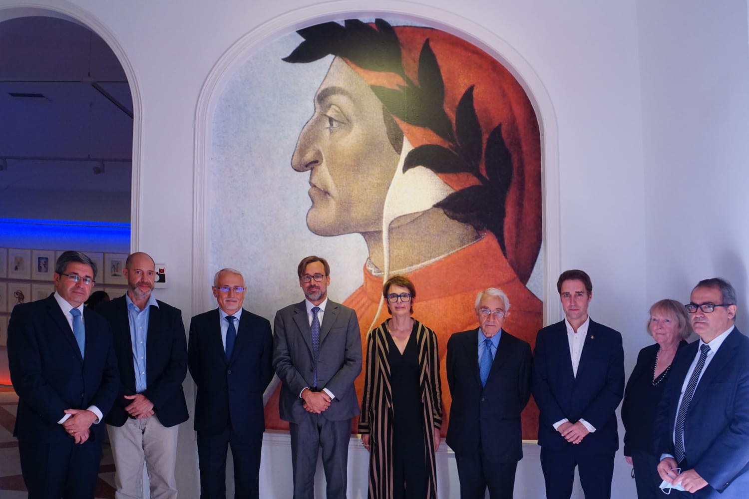 D’esquerra a dreta, Joan Manel Sevillano, Enric Martín -director d’ERCO-, Lucio Izzo, Emanuele Manzitti, Montse Aguer, Jordi Mercader, Jordi Masquef, Juliette Murphy i Fèlix Roca | © FGSD