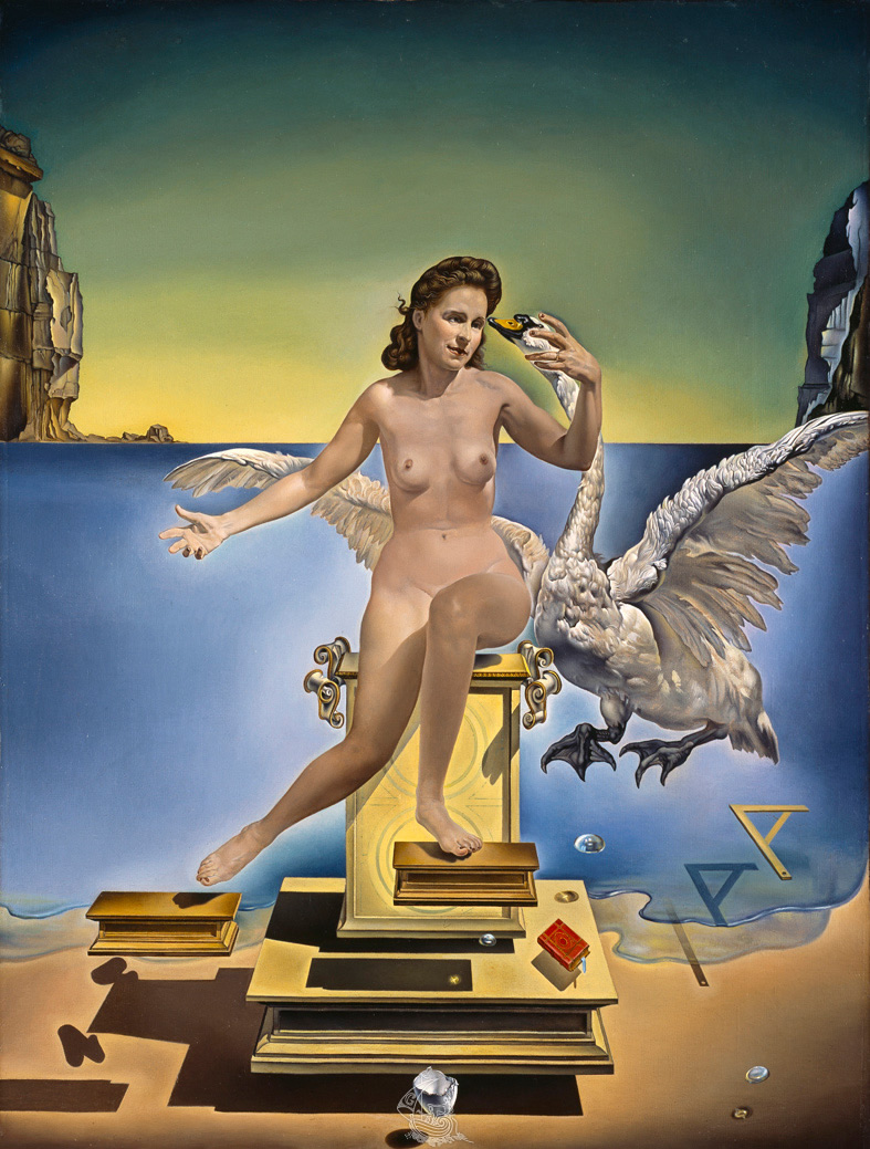 Leda atòmica, oli sobre tela de Salvador Dalí (1949) | © Salvador Dalí, Fundació Gala-Salvador Dalí, Figueres, 2021