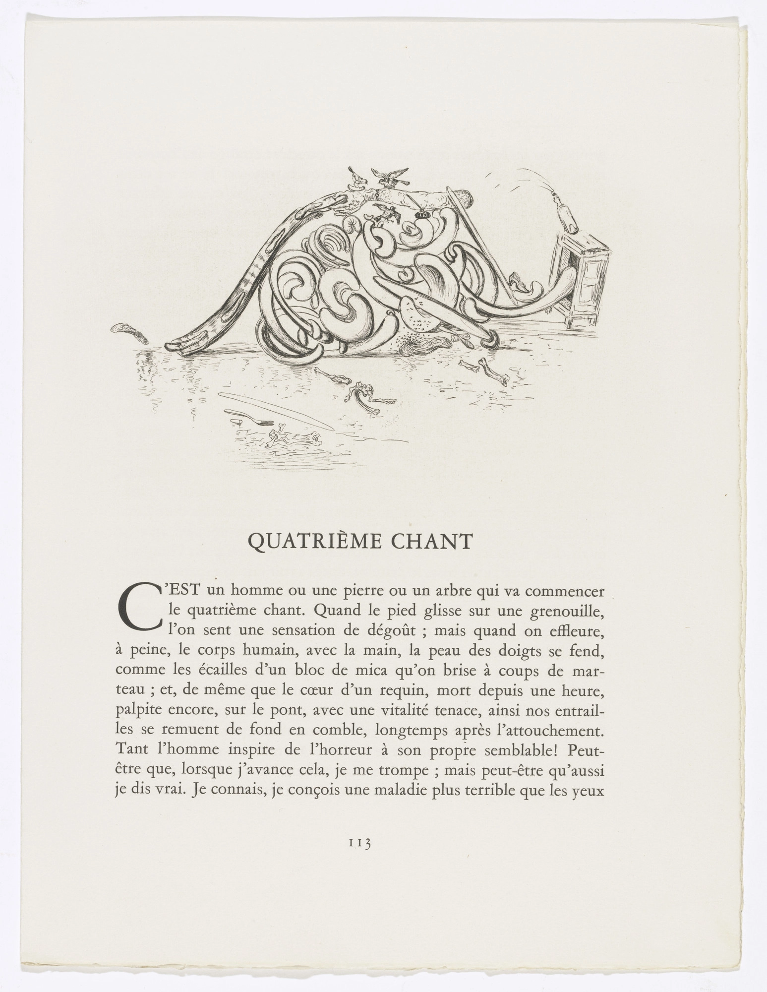 Les Chants de Maldoror, 1934 | © Salvador Dalí, Fundació Gala-Salvador Dalí, Figueres, 2024