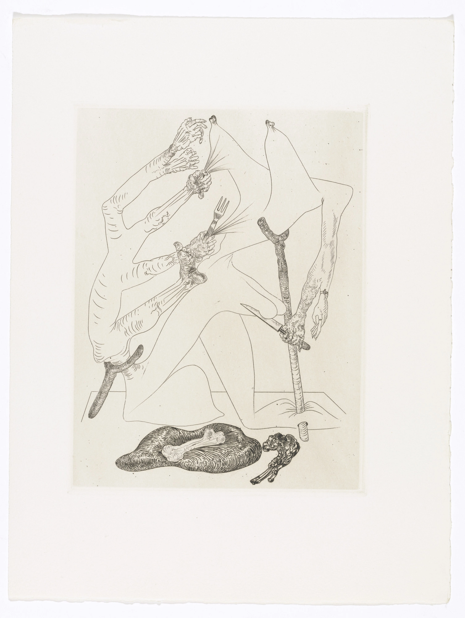 Les Chants de Maldoror, 1934 | © Salvador Dalí, Fundació Gala-Salvador Dalí, Figueres, 2024