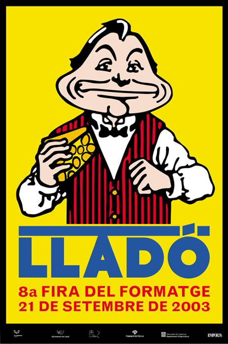 Cartell de la Fira del Formatge de Lladó | © Àlex Gifreu