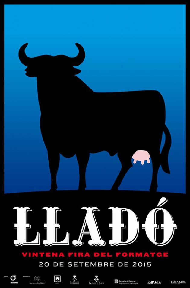 Cartell de la Fira del Formatge de Lladó | © Àlex Gifreu