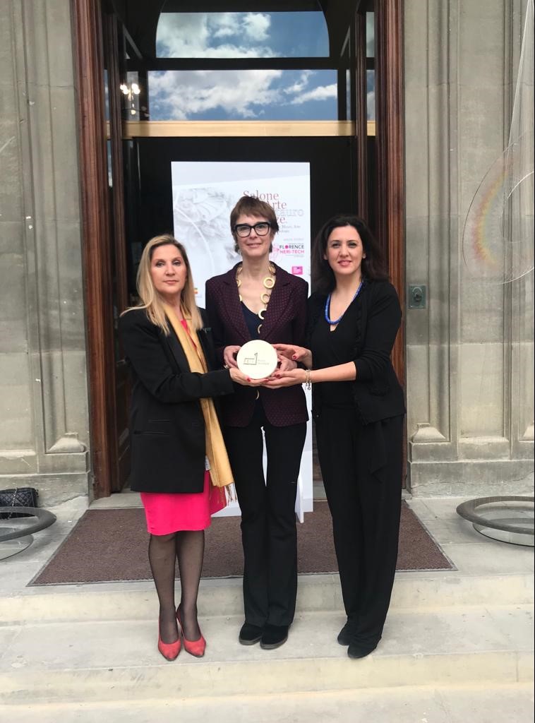 Montse Aguer ha recollit el premi a Florència.